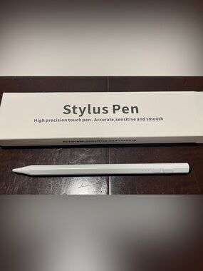 STYLUS Pen - White Rechargeable Touch Pen with USB Cable